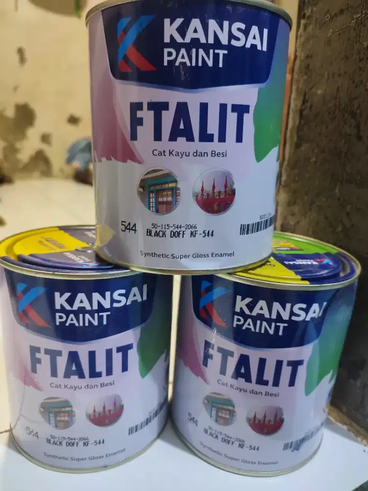 cat ftalit hitam doff