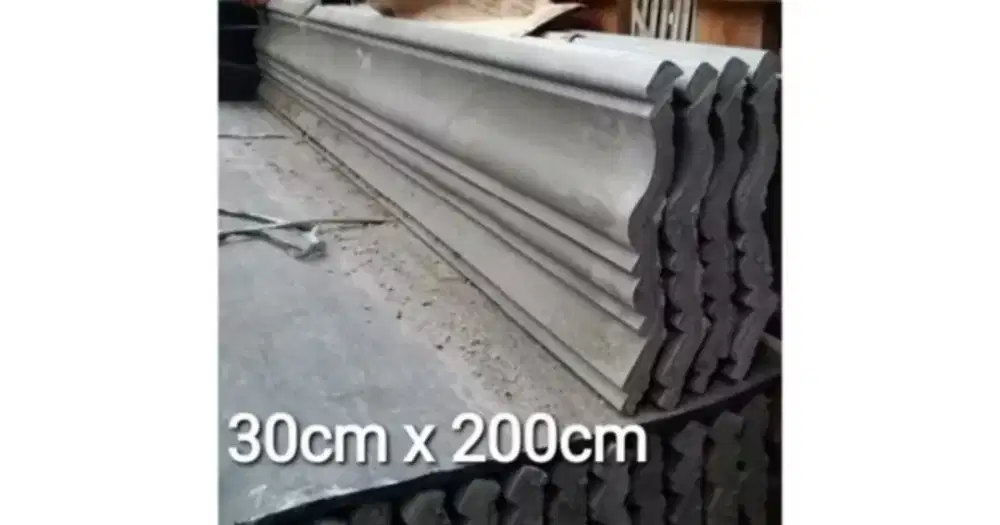 Listplang beton 30cmx200cm listplang beton