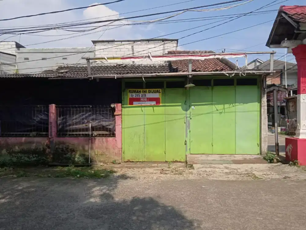 Dijual Rumah bekas usaha warung kondisi fisik apa adanya