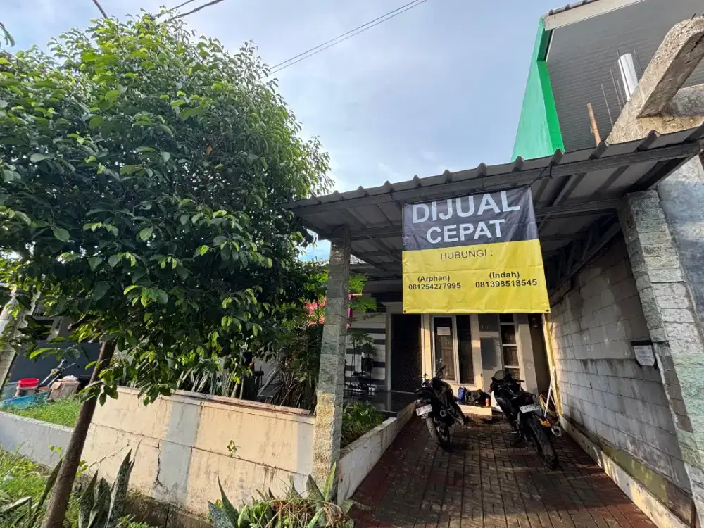 Dijual Cepat Rumah 2KT 1KM tanpa prantara
