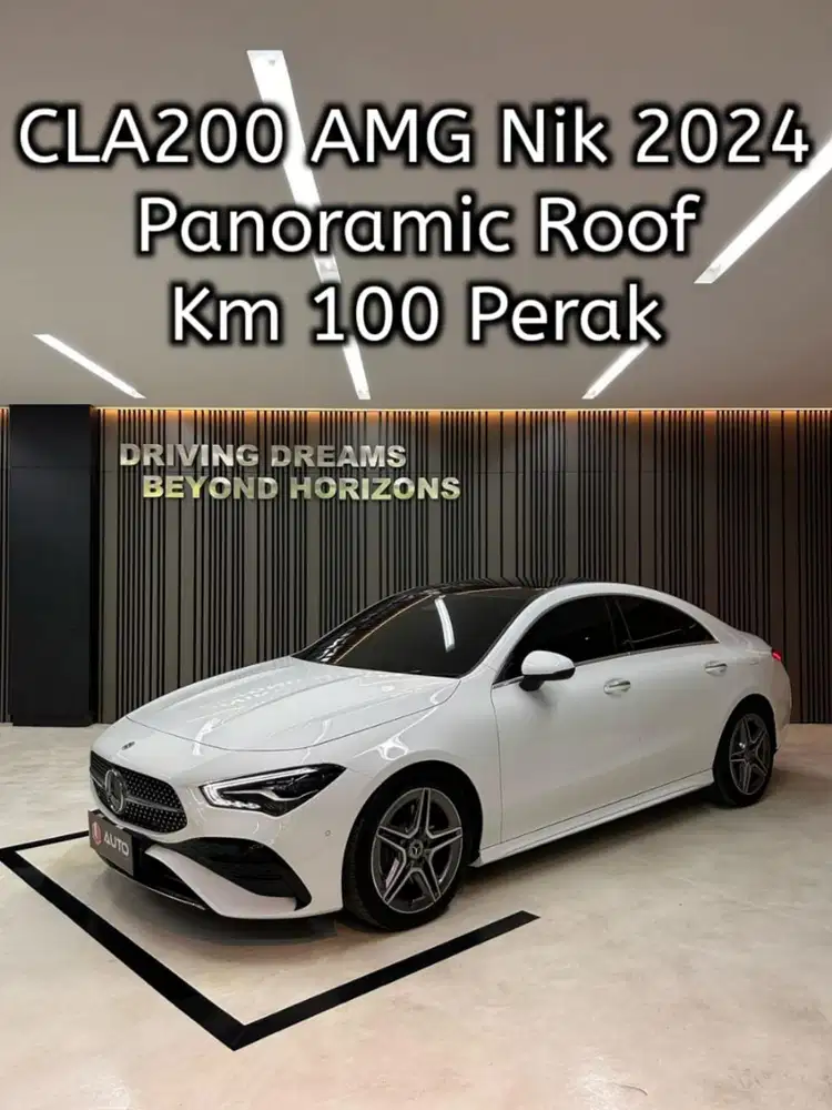 Mercedes Benz CLA200 AT 2024 Putih Panoramic Facelift