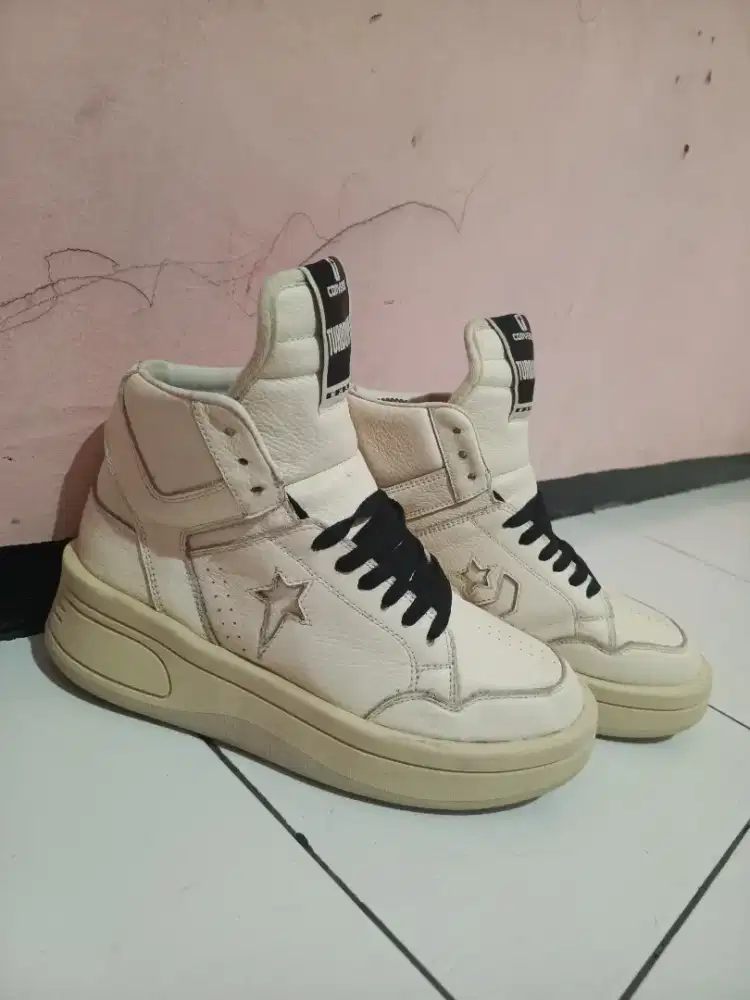 Converse Turbowpnn X Rick Owens Mid Egret