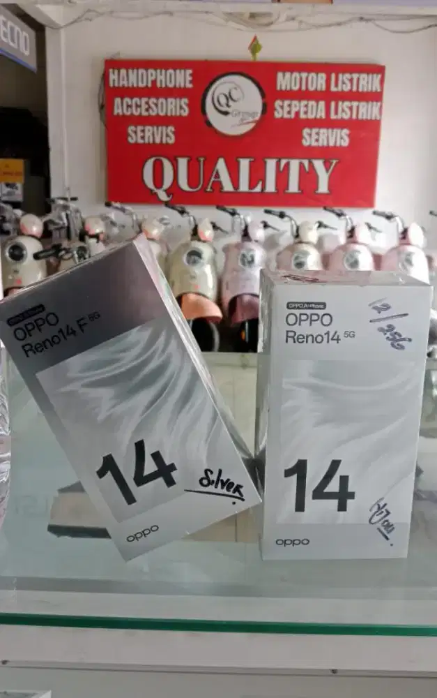 Promo NOVEMBERKAH Oppo Reno14f 5g (8+8/256) Promo hp baru segel, murah