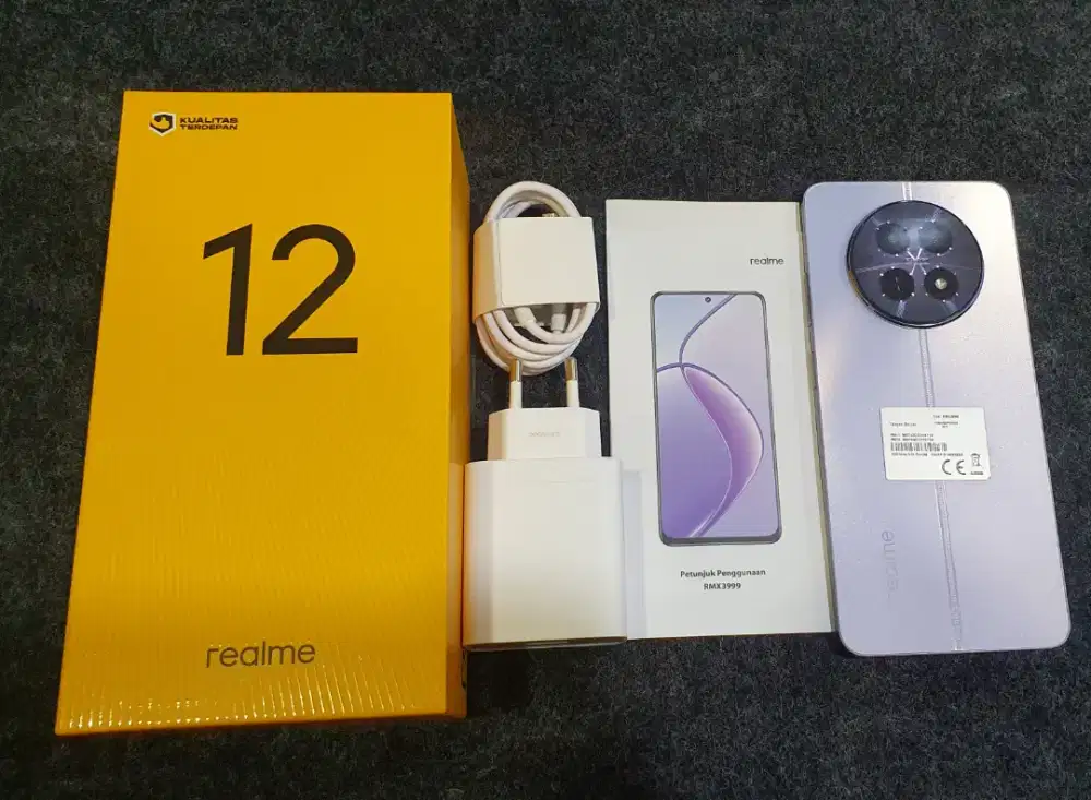 Ex Dsiplay Realme 12 5G Ram 8/256GB Kelengkapan Fullset Original
