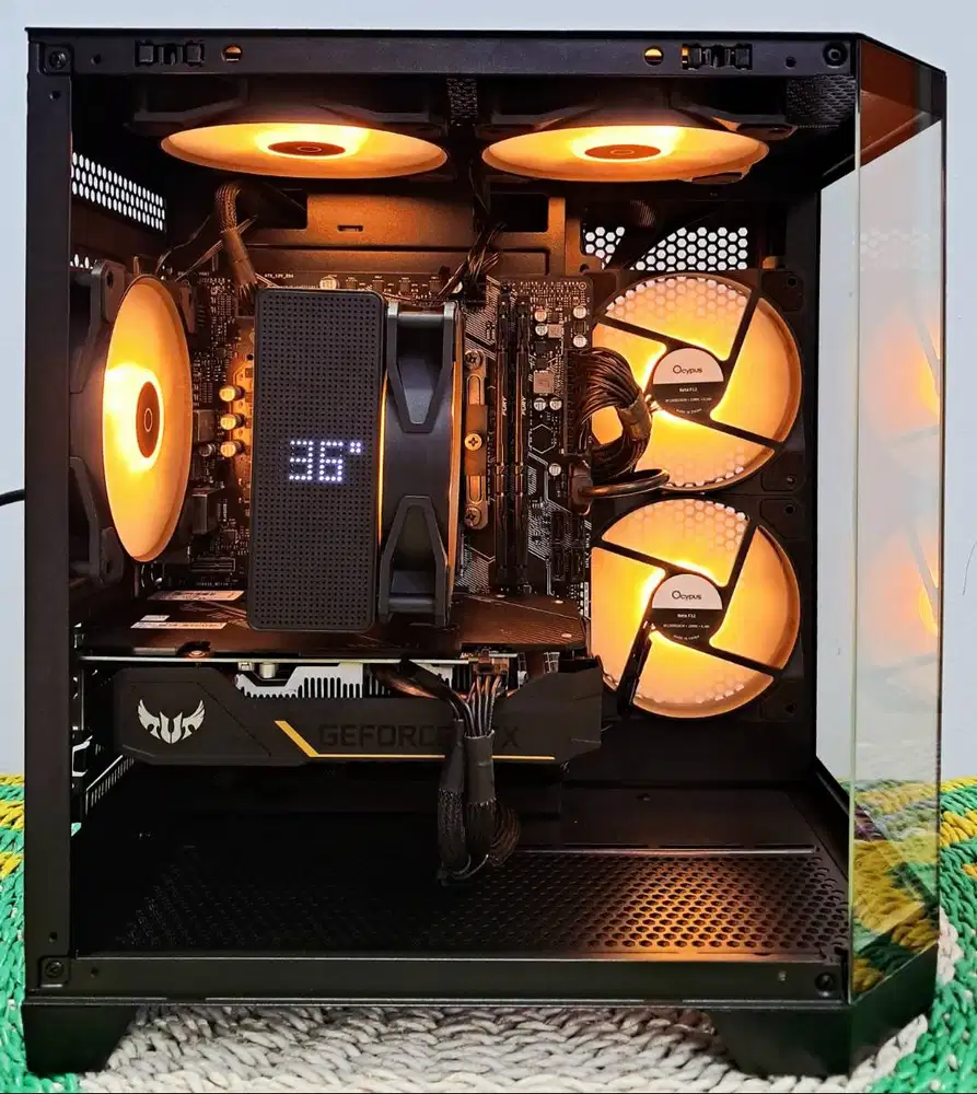 Gaming PC Intel Core i7 11700F RTX 3050 32GB Ram 512GB NVMe Grafis Ren