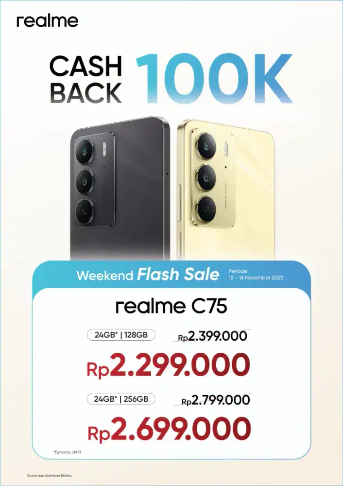 C75 8/128gb promo weekend