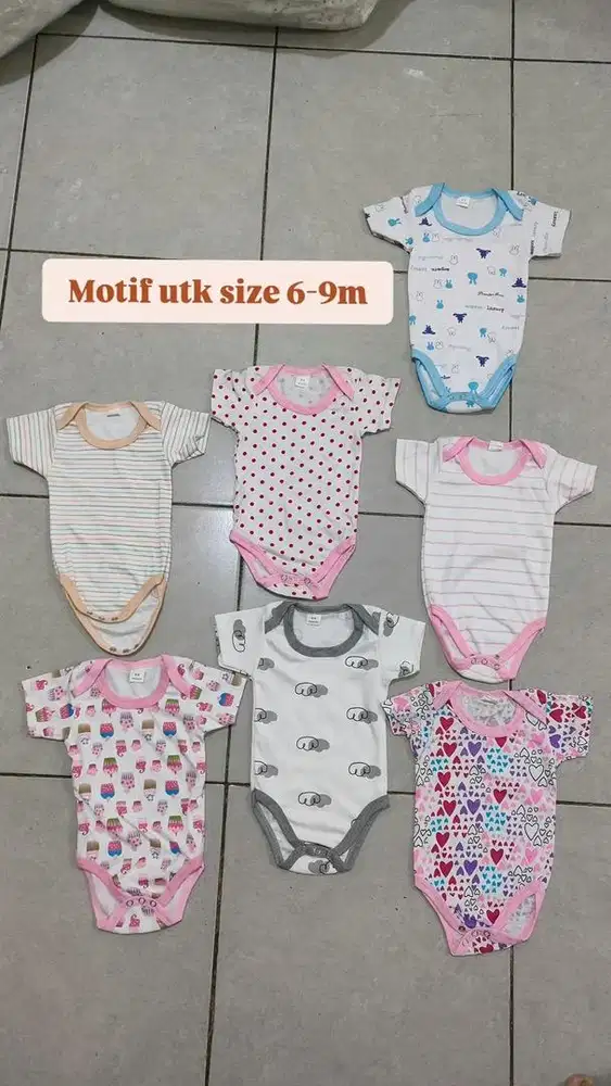 Jumper Baby Import China 6-9bln, 4pcs cuma 100rb