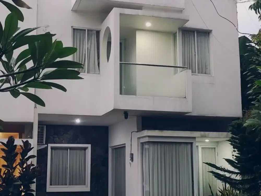 Rumah cluster exclusive samping jln aria putra ciputat dekat bintaro bebas banjir