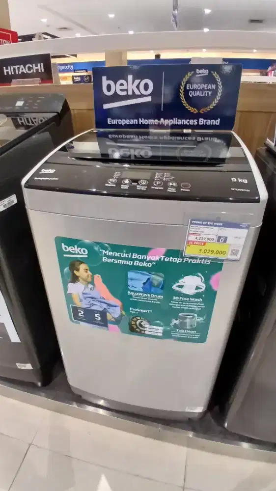 MESIN CUCI BEKO WM TOP LOADING