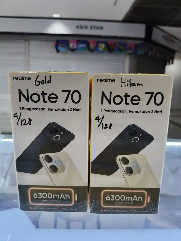 REALME Note 70 4/128 100% Original New Segel Garansi Resmi COD Kredit
