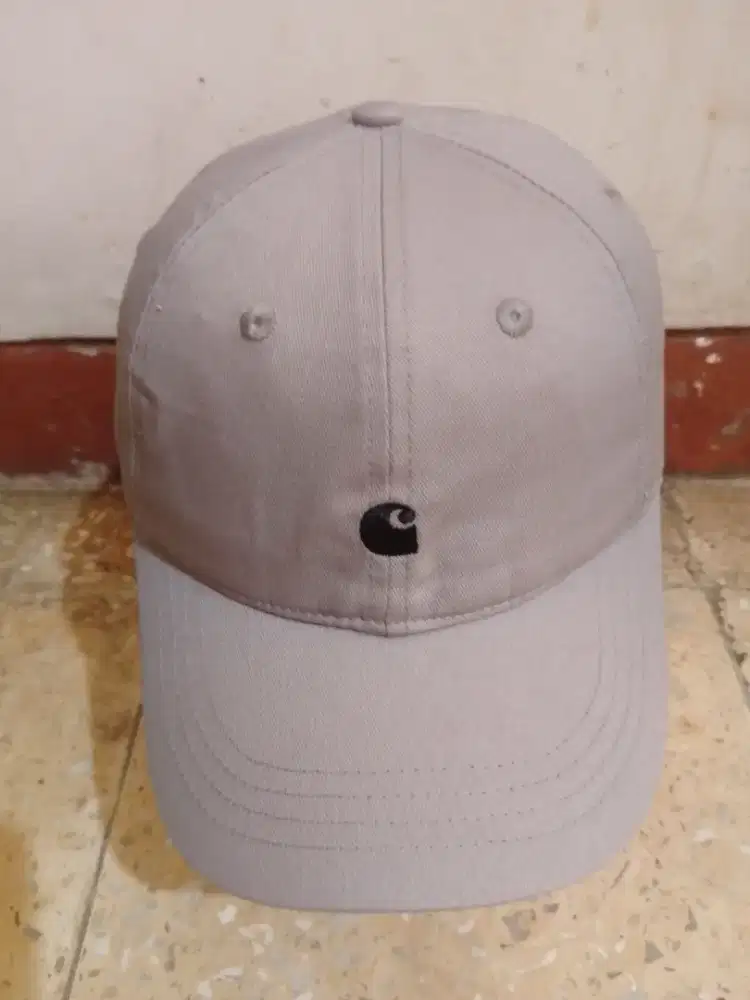 Topi carhatt original abu setelan besi second bekas