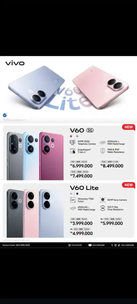 HP VIVO V60 BISA DICICIL DGN AEON FAST