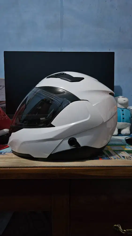 Helm Modular Zeus ZS-3100 PUTIH XXL