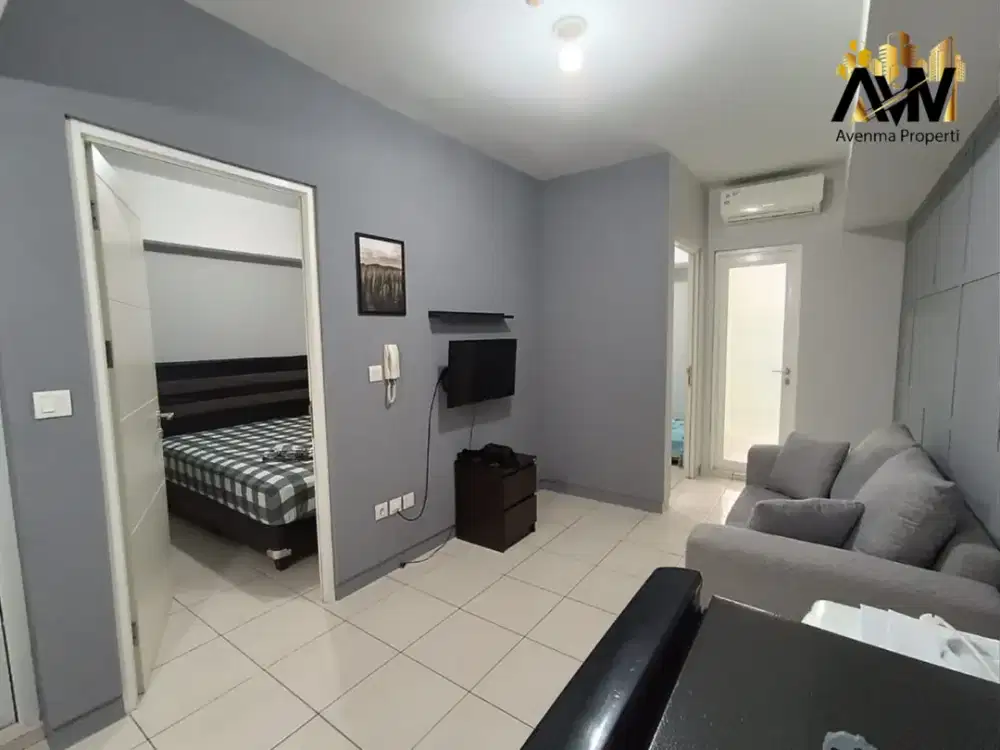 Dijual unit 2 Bedroom Apartemen Springlake Bekasi Tower Davalia Furnished Lokasi Strategis