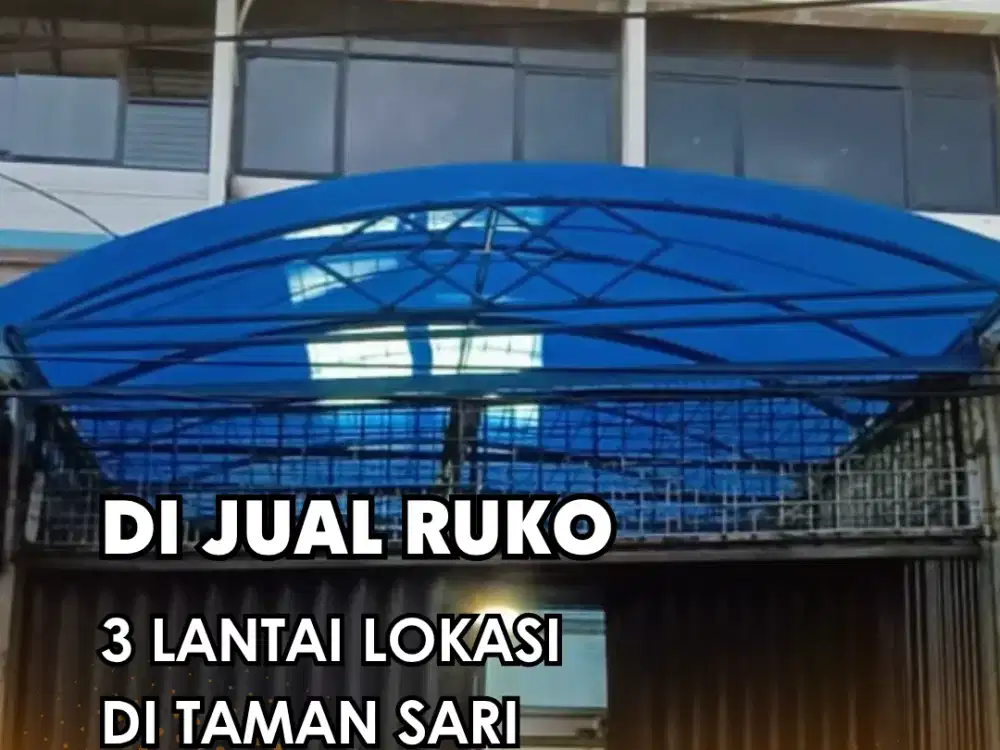 DIJUAL!!! RUKO 3 LANTAI !!! TAMAN SARI JAKARTA BARAT