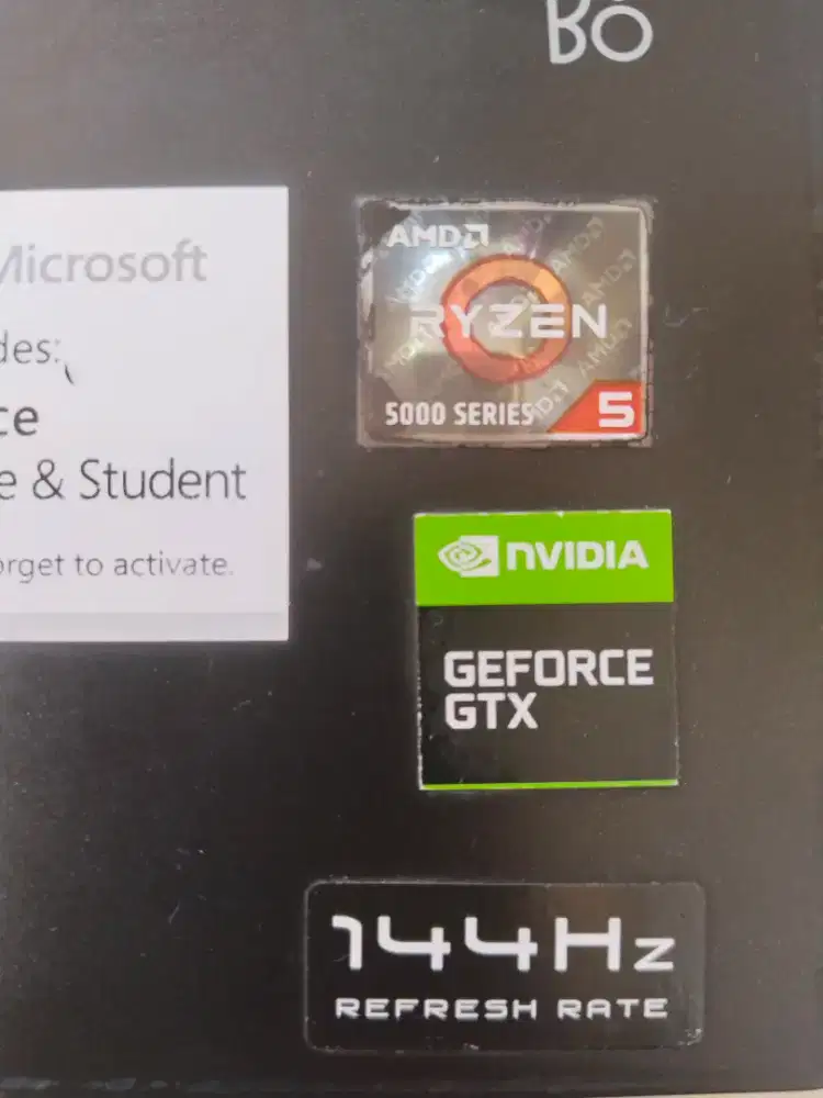 Dijual Laptop Hp gaming RYZEN 5-5800H ram 16GB DDR4 SSD 512GB Win 11