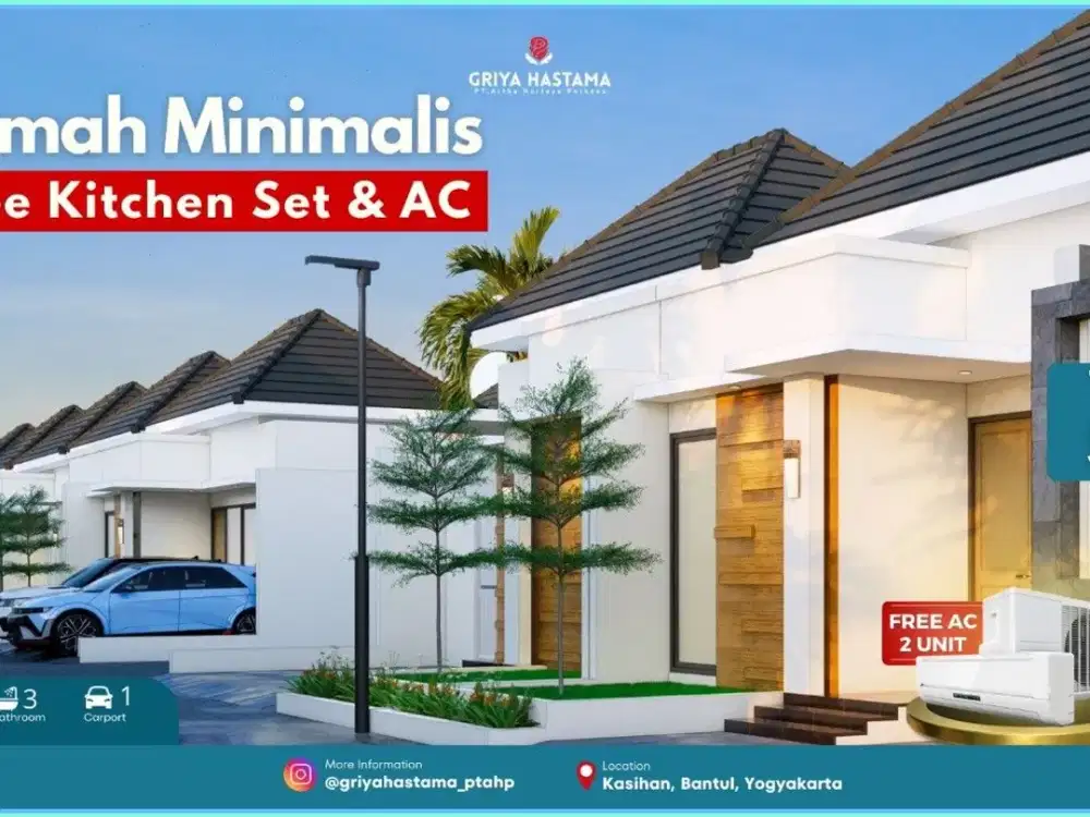 RUMAH MURAH BANTUL DALAM CLUSTER ONE GATE SYSTEM 400 JUTAAN