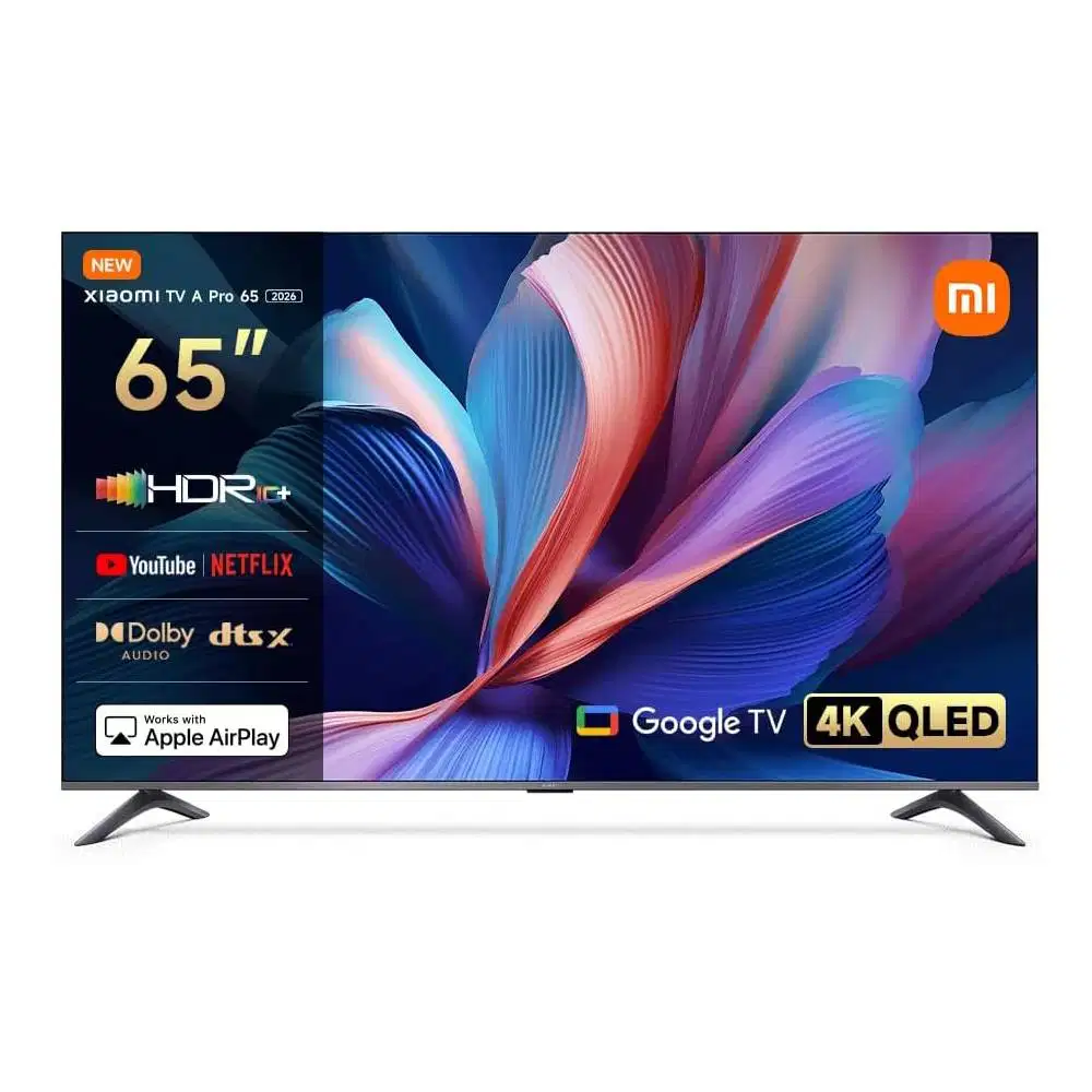 DIGITAL QLED TV XIAOMI 65 INCH GOOGLE TV - 65 A PRO 2026 FREE BRACKET
