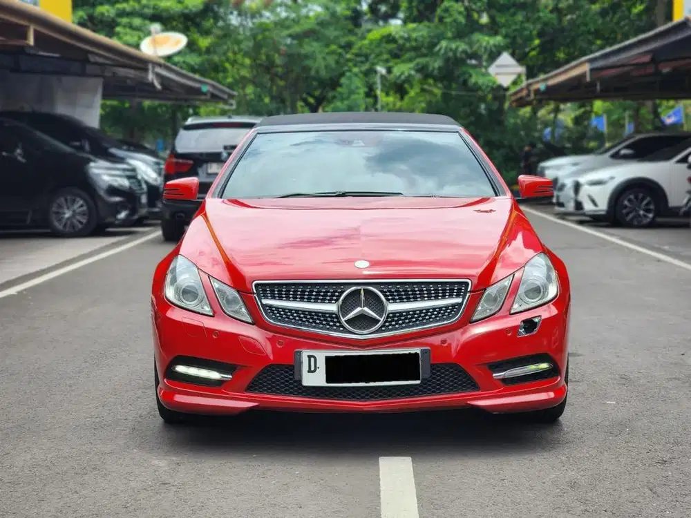 MERCY E250 CABRIOLET 2013 MERAH