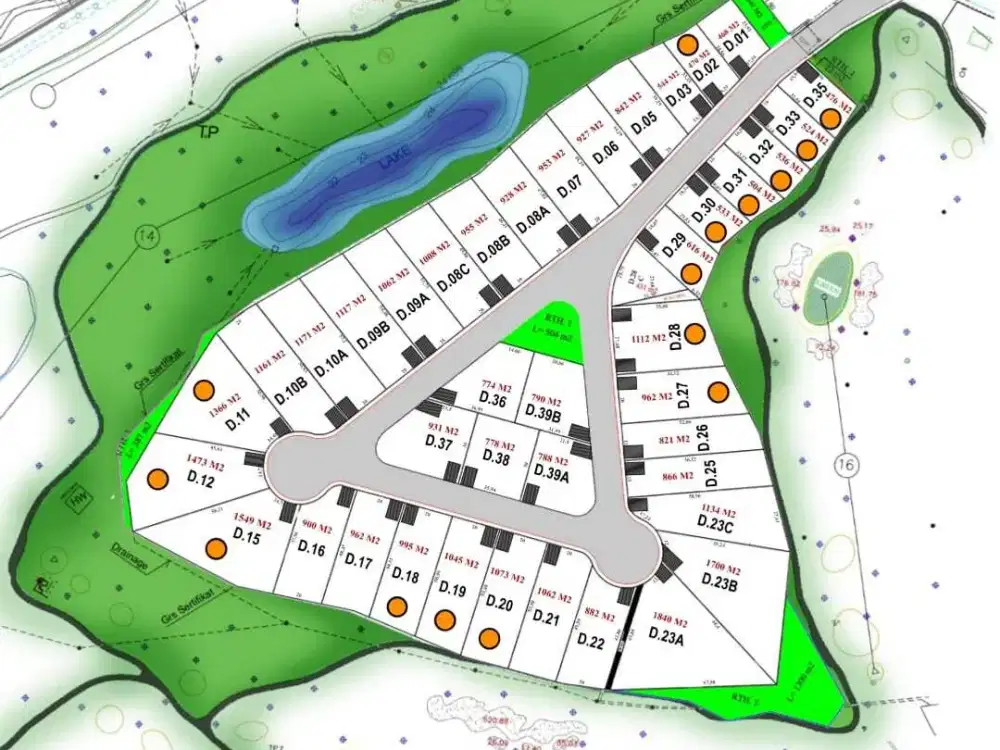 JUAL KAVLING GOLF VIEW BUKIT DARMO GOLF CIAMIK LUAS KECIL BISA KPT