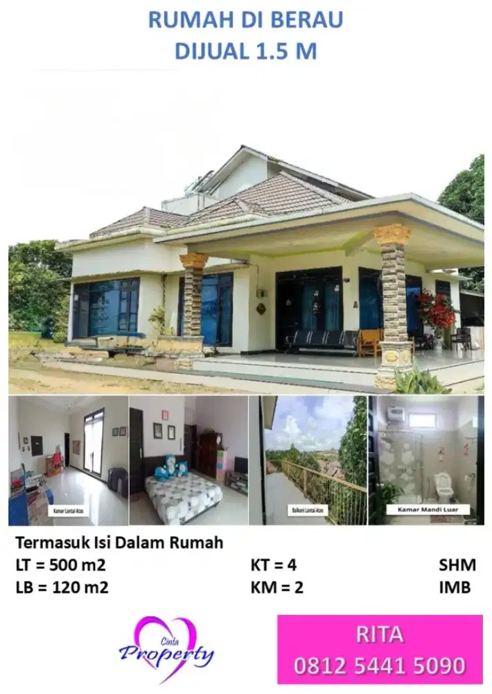 DIJUAL RUMAH DI BERAU