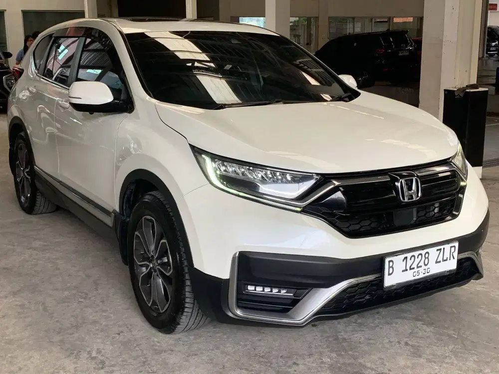 Honda CRV 1.5 Turbo Prestige AT 2021 Putih PREMIUM B1228ZLR