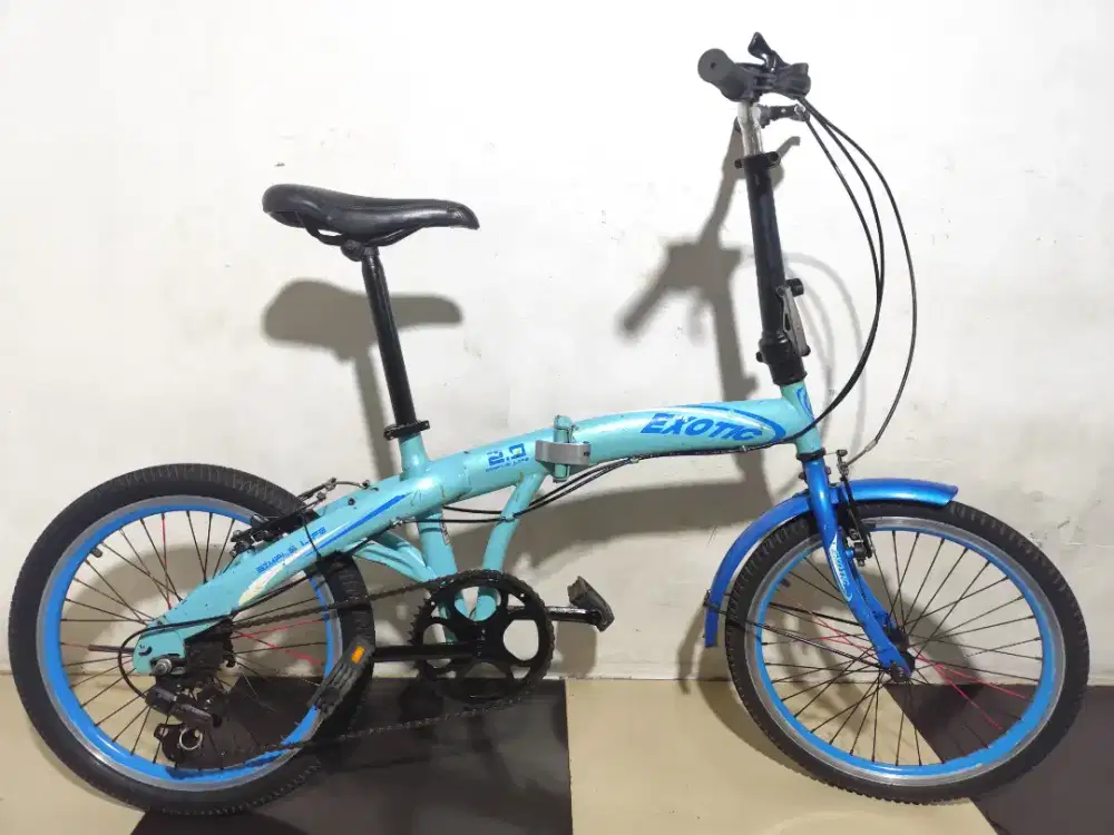 Sepeda lipat ukuran 20 siap pakai