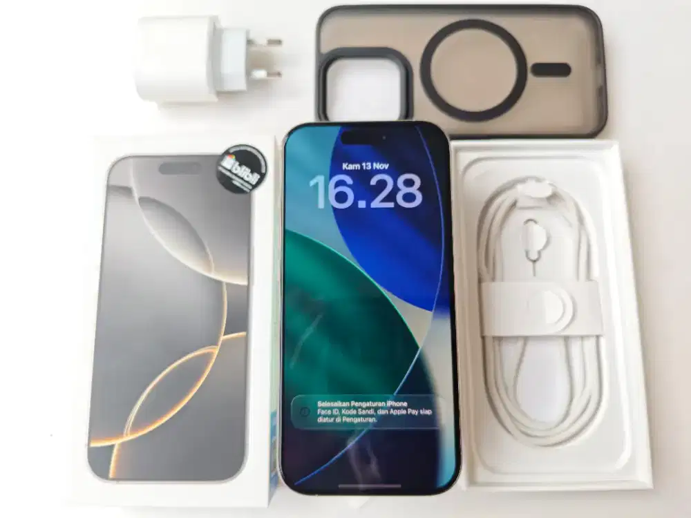 IPHONE 16 PRO 512GB GARANSI RESMI MULUS 99% ON GARANSI APRIL 2026