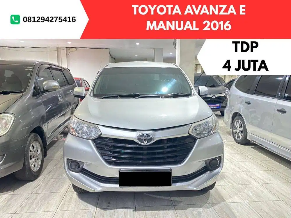 TDP 4 JUTA Toyota Avanza E MANUAL 2016