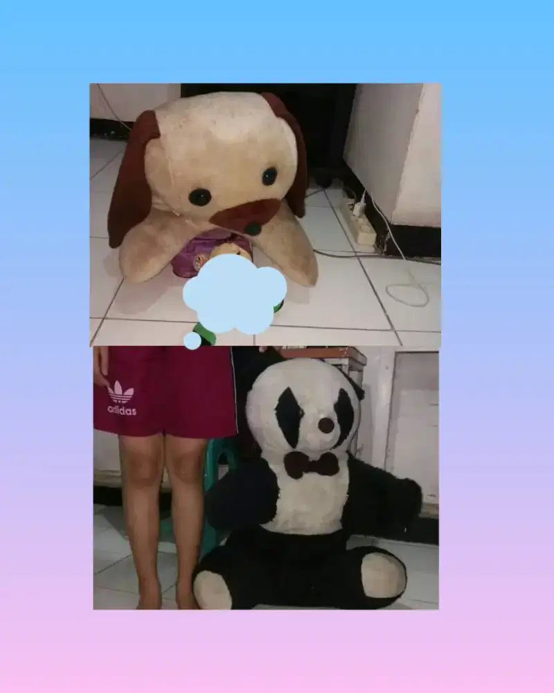 2 Boneka jumbo murah meriah