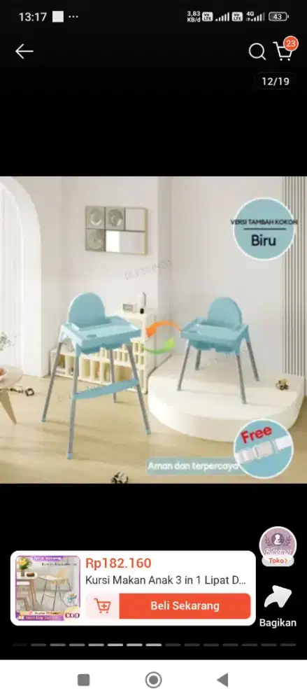Baby chair (kursi makan bayi)