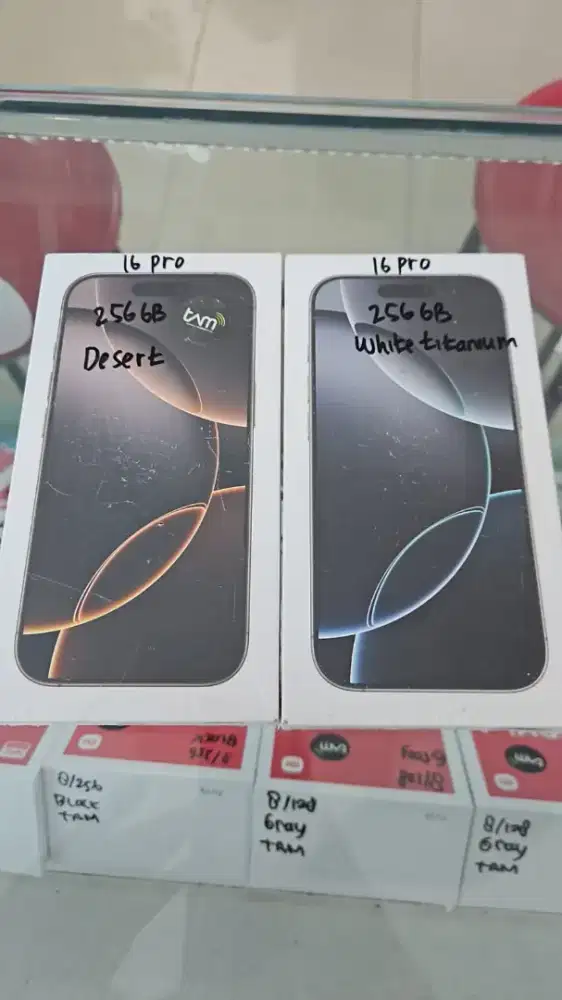 IPHONE 16 PRO 256 GARANSI RESMI 1TAHUN