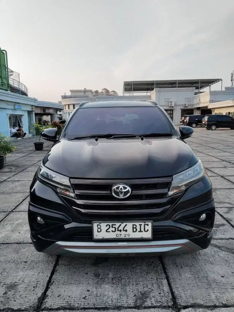 (Tdp 10jt) Rush 1.5 TRD AT 2019 Hitam, Pajak bln 7-2026