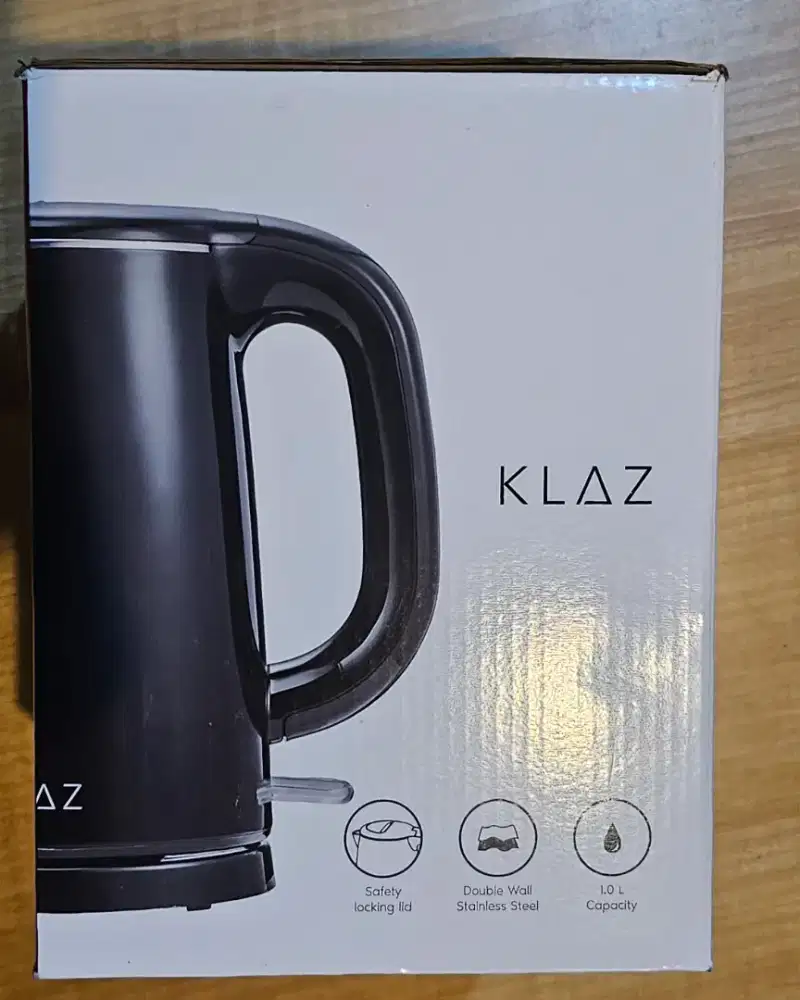 Klaz Electric Kettle 1 Liter – Minimalis & Cepat Panas