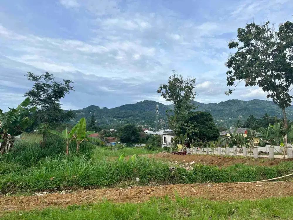 Tanah view perbukitan di puncak bogor luas 1000m2
