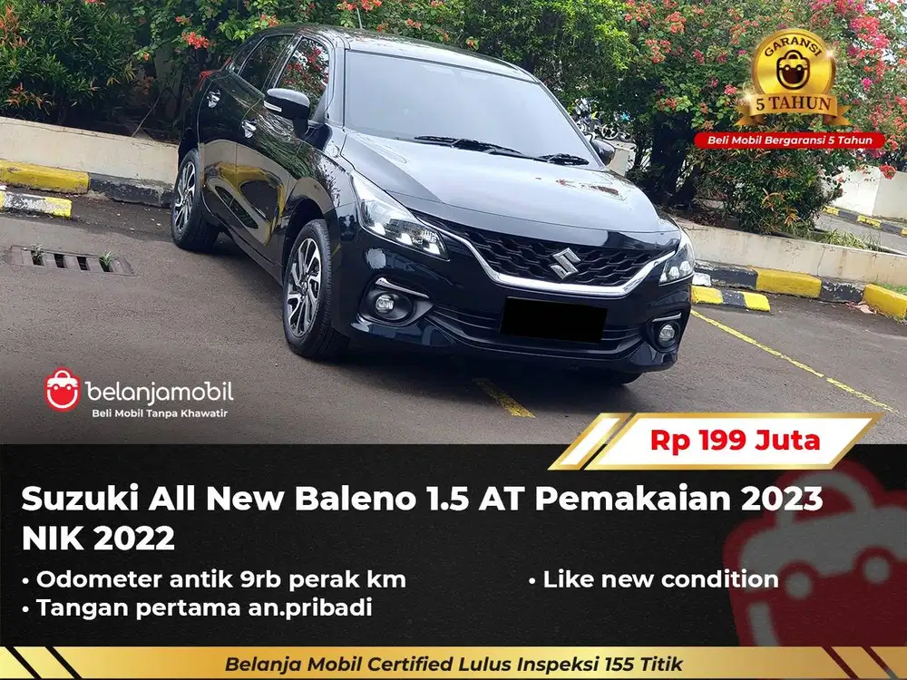 [ GARANSI 5TH ] Suzuki All New Baleno 1.5 AT 2022/2023