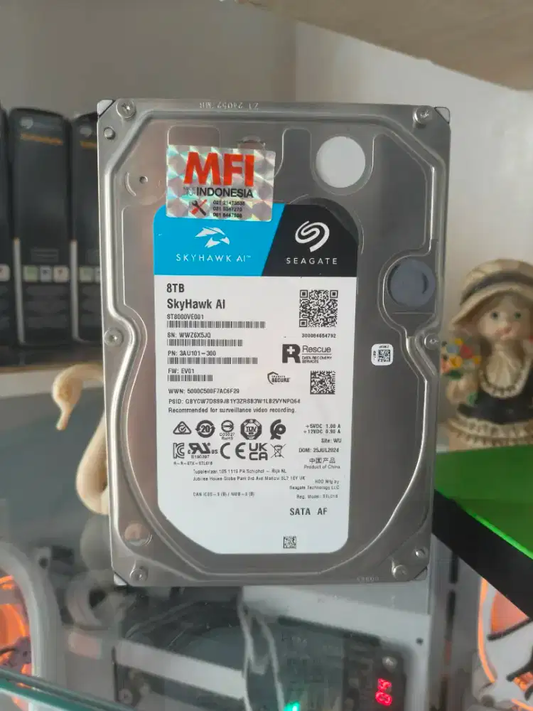 Hardisk SEAGATE 8 TeRa MFI GARANSI RESMI SAMPAI 18 JUNI 2029.