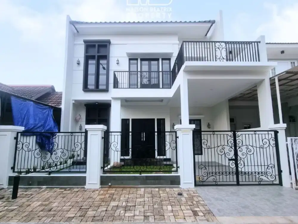 DIJUAL RUMAH BARU CANTIK DI KENCANA LOKA, TAMAN CHRYSANT - BSD