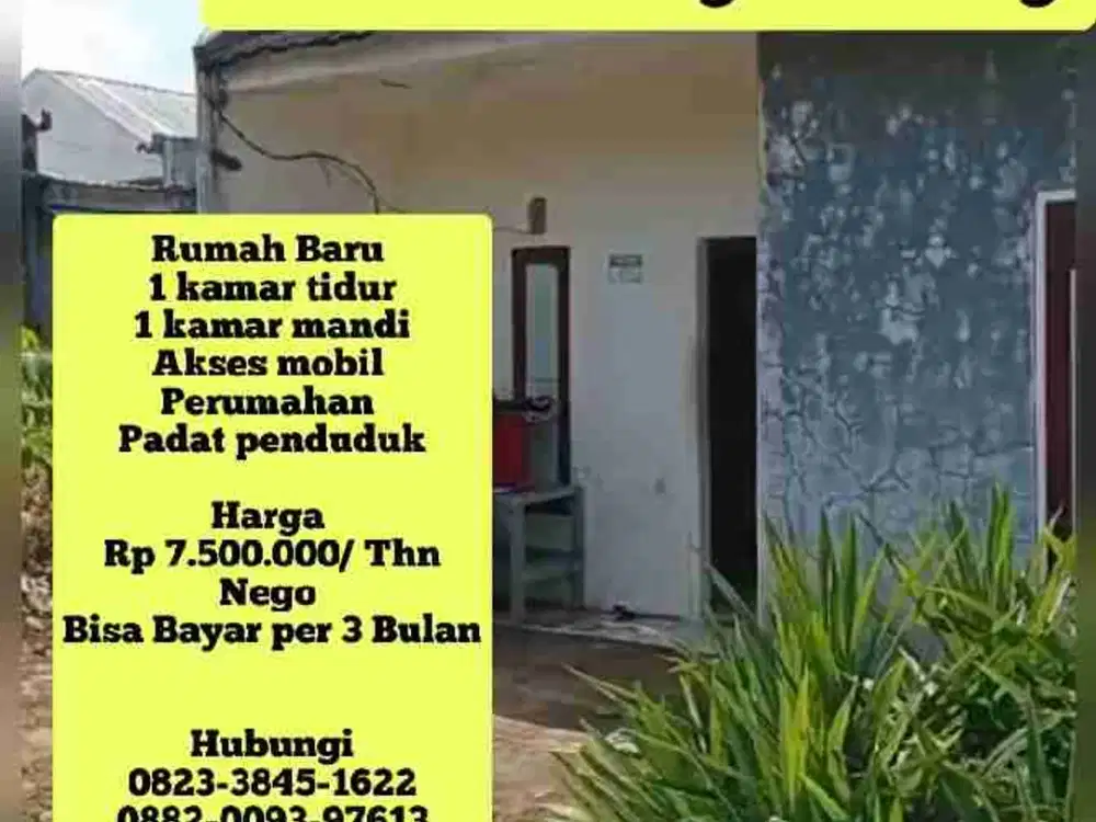 RUMAH SEWA KONTRAKAN WAGIR MALANG RUMAH BARU 1 KAMAR