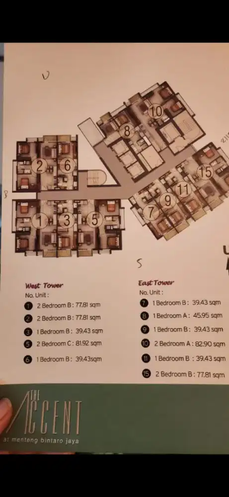 Apartemen The Accent , Menteng Bintaro Jaya