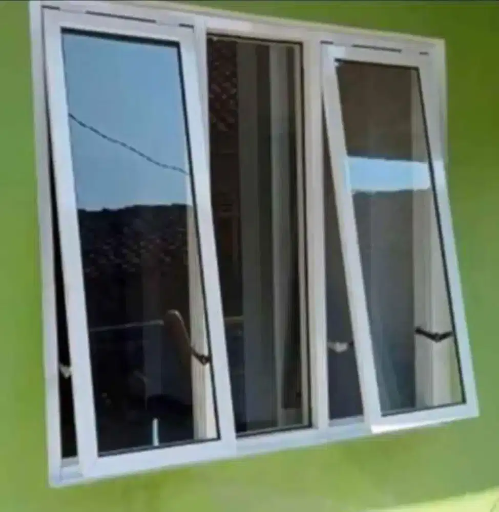 Jual kusen pintu satu dan pintu dua dari bahan aluminium dan kayu