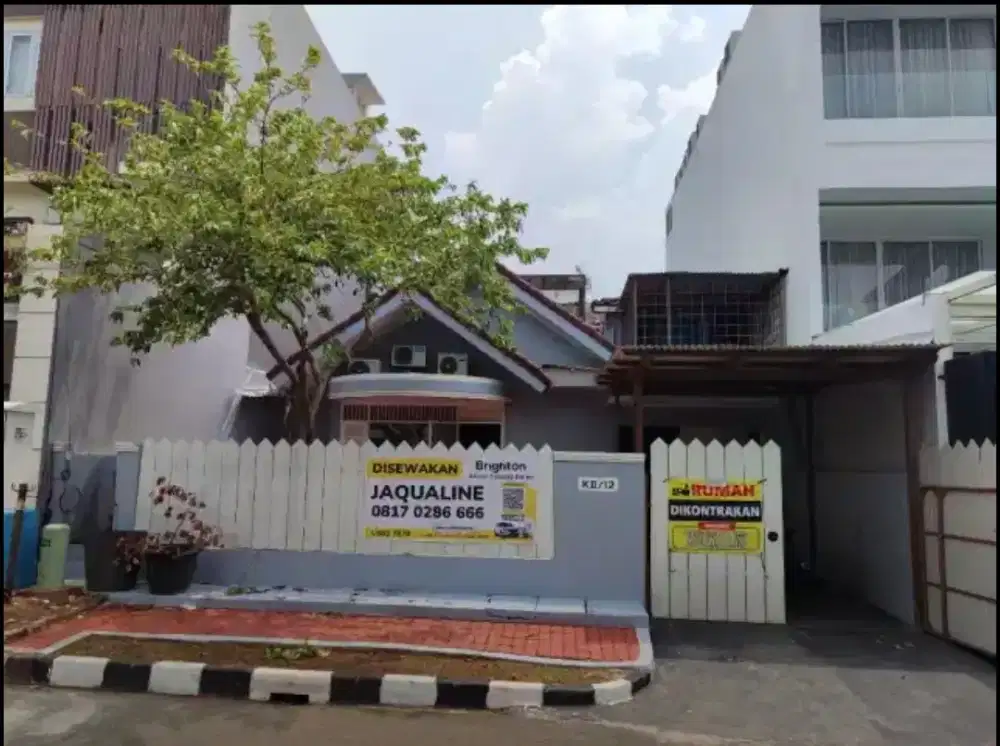 DISEWA Kontrak RUMAH PERMATA BUANA Sewa semi furnish