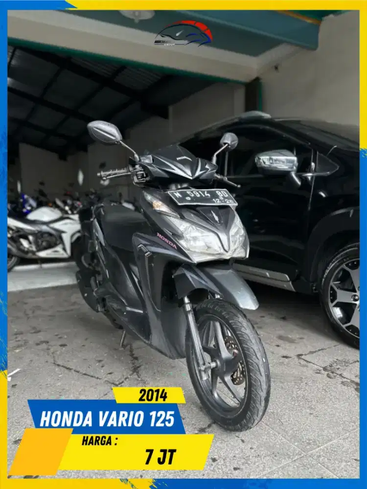 HONDA VARIO 125 2014 PLAT DK DIJAMIN MURAH HIKMAH MOTOR KEPUH MALANG