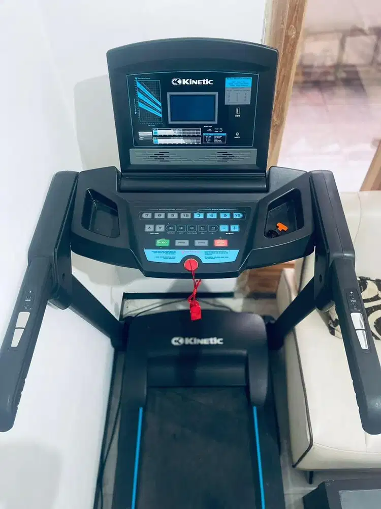 KINETIC MOTORIZED TREADMILL 15P fold blk/blu