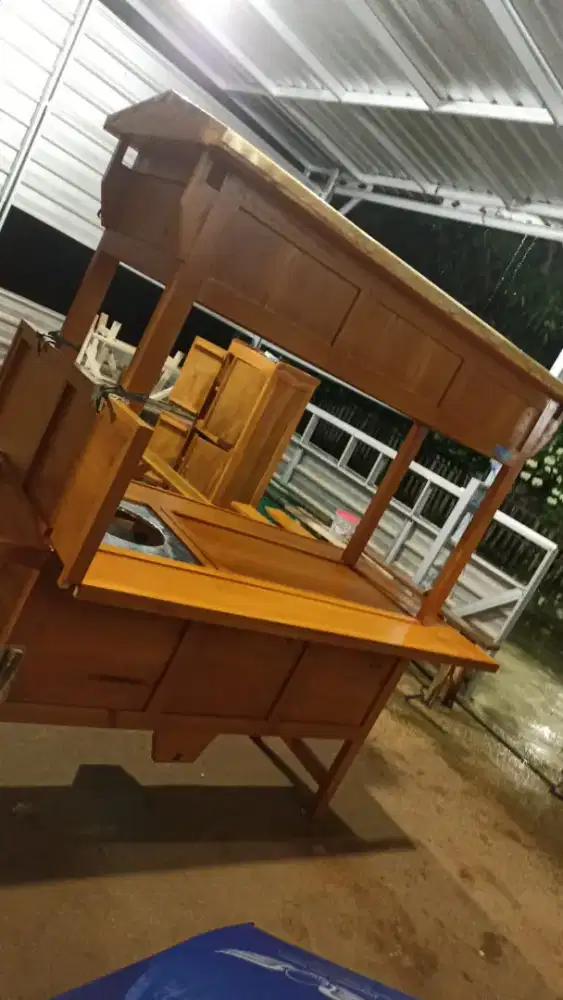 Sedia Gerobak Angkringan, Bakso Mie Ayam, Bubur, Sate, Soto, Pecel dll