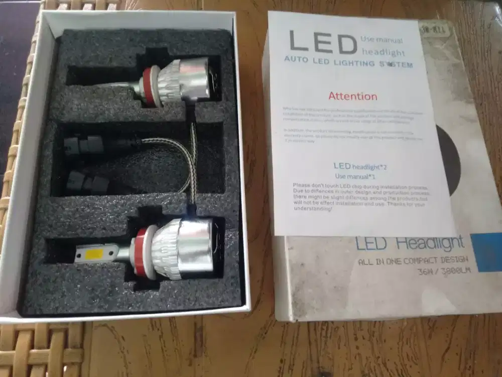 Lampu LED C6 Putih (H11)