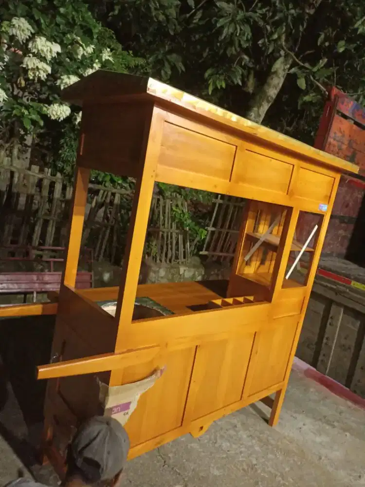 Sedia Gerobak Angkringan, Bakso Mie Ayam, Bubur, Sate, Soto, Pecel dll