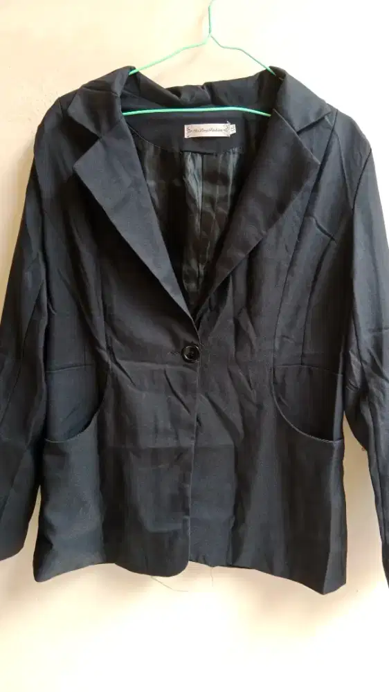 jas kerja warna hitam