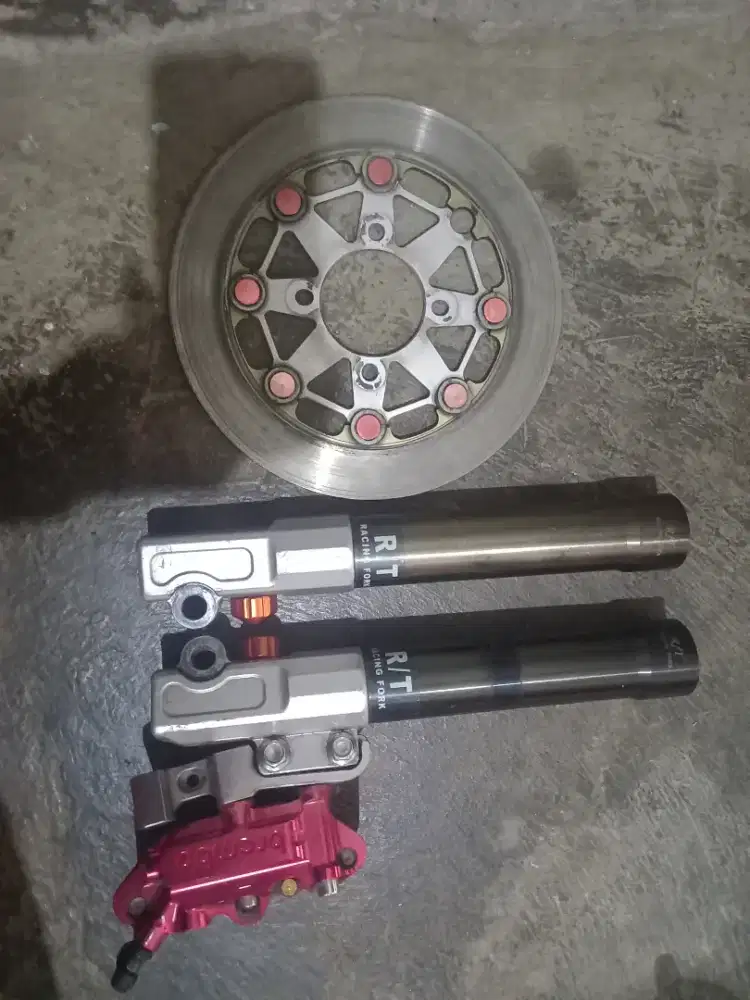 Buttom shock brembo dan tutup filter