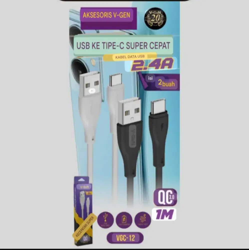 Vgen kabel data USB TYPE-C VGC-12